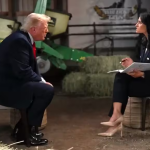 Trump deja entrevista al ser cuestionado